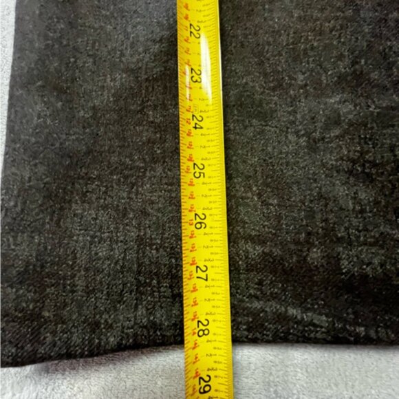 Holt Renfrew Collection Grey 100% Wool Pencil Maxi Business Skirt - Picture 13 of 15